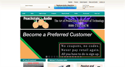 Desktop Screenshot of peachstateaudio.com